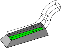 Gull Wing Lead Example 3 for the Surface Evolver